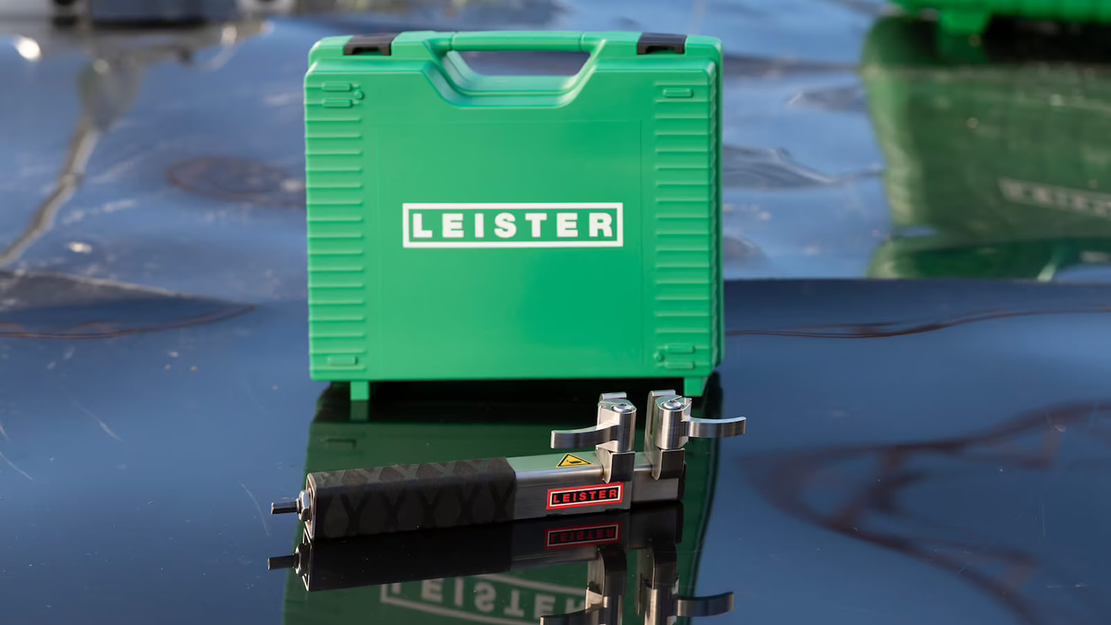 Leister EXAMO 100 - Testador de Solda de Geomembranas PEAD