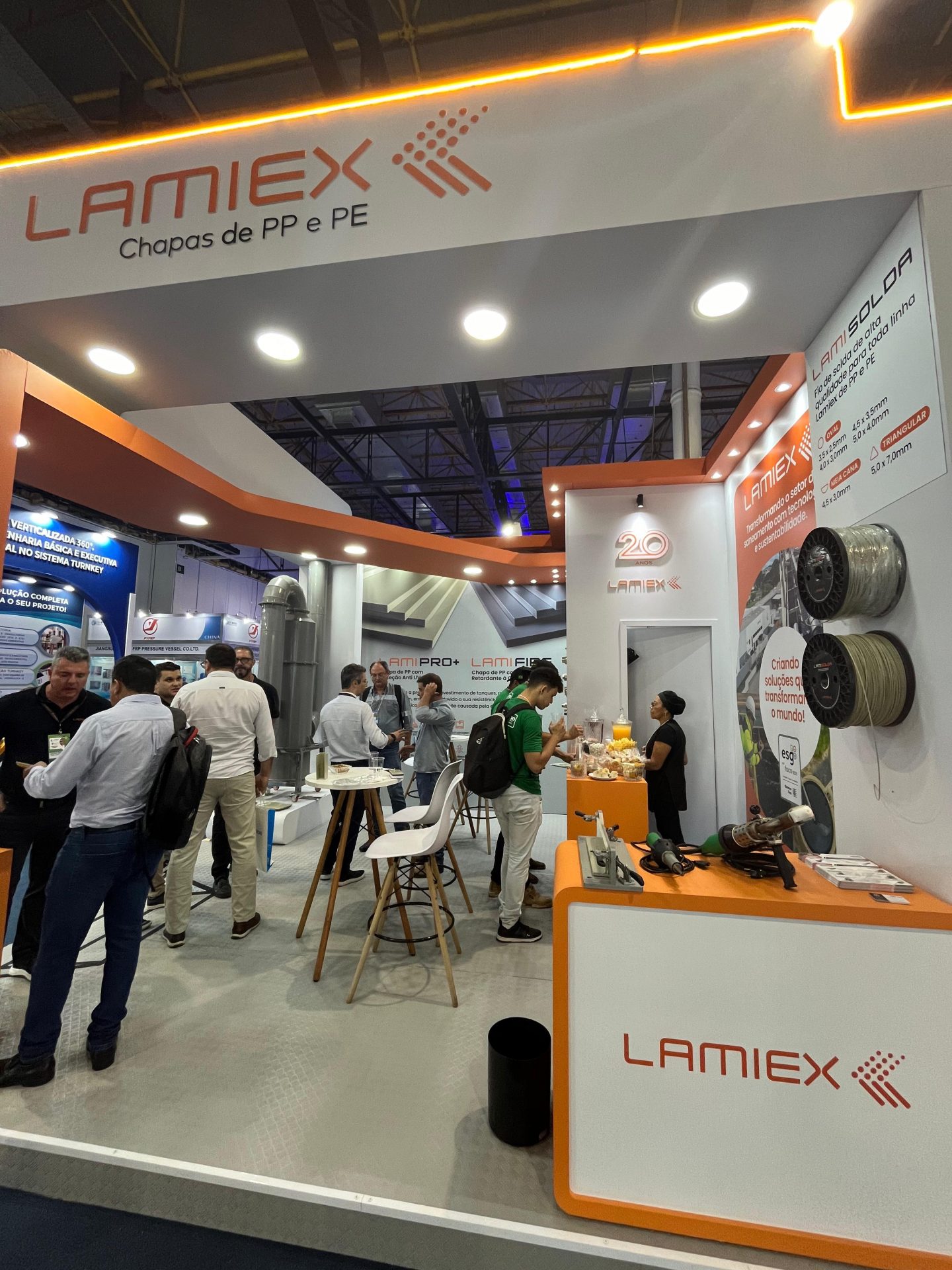 Lamiex e ABC Tecnologias na Fenasan