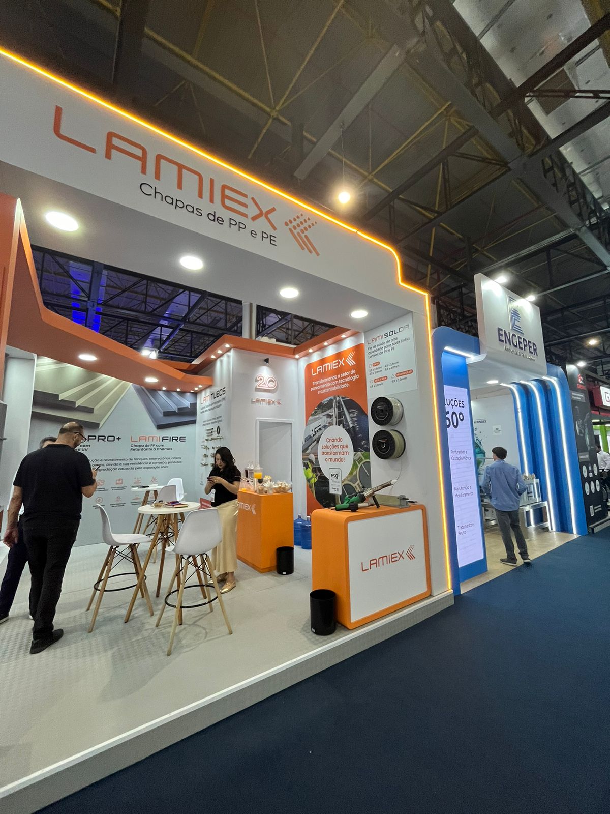 Lamiex e ABC Tecnologias na Fenasan