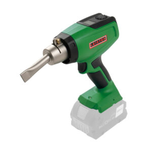 oprador de ar quente portátil a bateria Leister NEXHEAT 300 A-LP para soldagem e aquecimento industrial